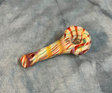 Multicolored Sparkly Striped Handpipe