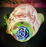 Spin&Rake Heavy Handpipe W/Flower Marble Front