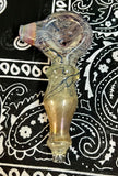 4.5” Clear Fumed Color Whipped Handpipe