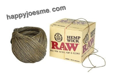 RAW Hemp wick Ball-100”