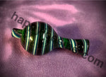 Multicolor Striped Bubble Glass Carb Capn