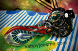 Multicolor Canework Octopus Handpipe