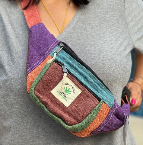 Multicolor Hemp Fanny Pack