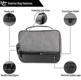 Extra Large Smell Proof Case with Combination Lock-Gray