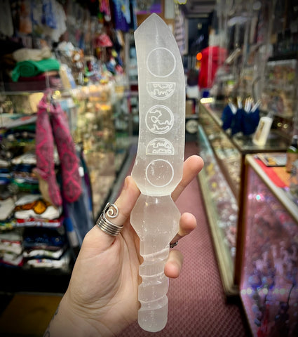 Selenite Knife