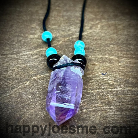 Medium Amethyst Adjustable Necklace