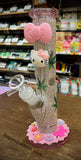 9.5” Sparkly Sanrio Hello Kitty Waterpipe-Pink Bejeweled