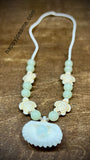 Turtle Shell Seed Bead Necklace