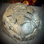 Metallic Mayan Sugar Skull