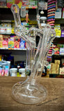 Double Chamber Clear American Bubbler