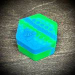 2x2 Silicone Honeycomb w/Bee Dab Container