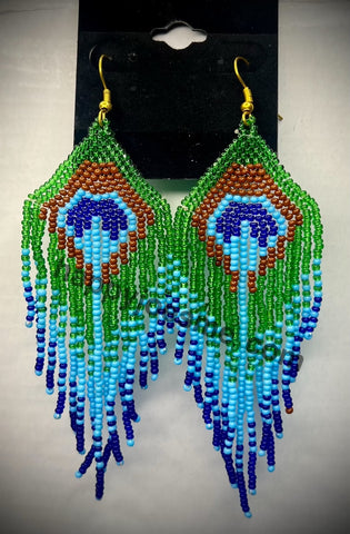 Seed Bead Handmade Earrings