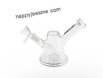5” Rock Glass Angled Single Perc Waterpipe