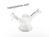 5” Rock Glass Angled Single Perc Waterpipe