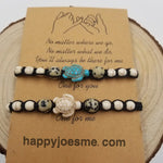 Turtle Turquoise Couple Bracelet Set of 2