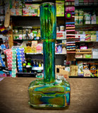 12” Iridescent Green Hammer Waterpipe