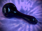 Dark Purple Full Cropal Handpipe by 207 Glass