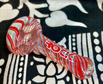 4” Rock Glass Chunky Swirl Handpipe