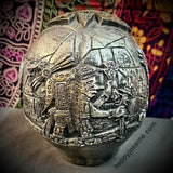 Metallic Mayan Sugar Skull