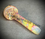 Pink/Yellow/Cream Wrap & Rake Fume Handpipe W/Three Nubs by Pharo