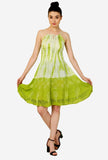 Tie Dye Sleeveless Night Out Beach Dress