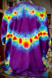 Rainbow Center Mandela On Purple Size- Adult 3XL