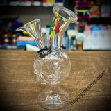 5” Mini Glass Skull Waterpipe