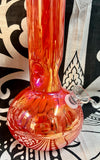 12” Bulb W/Pinch Wide Mouth Hat Soft Glass Waterpipe