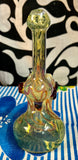 Heavy Fume Frit W/Slight Color Sherlock Bubbler