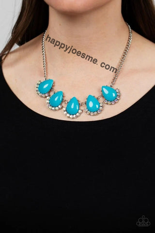 Paparazzi Ethereal Exaggerations Blue Necklace
