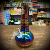 6” Round Base W/Multi Rings Waterpipe