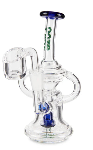 Ooze Surge Mini Recycler Dab Rig – Dark Blue