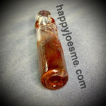 Puppy Love Burgundy Frit Glass Steamroller