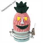 Pineapple 100ML Pink Ceramic Airtight Container