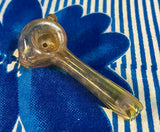 Silver Fume Gold W/Single Bump Handpipe