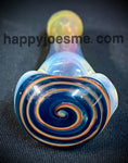 Silver/Gold Fume Handpipe W/Rainbow Front