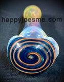 Silver/Gold Fume Handpipe W/Rainbow Front