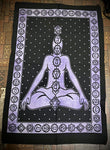 45X27 Purple/Black Assorted Tapestry