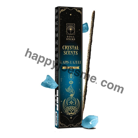 Lapis Lazuli Crystal Scents Incense Sticks Smudge Kit