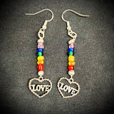 925 Silver Rainbow Earrings