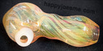 Silver/Gold Fumed Swirl Handpipe