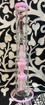 16” Rock Glass Triple Perc Straight Waterpipe