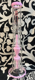 16” Rock Glass Triple Perc Straight Waterpipe