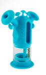 Ooze Trip Silicone Glass Waterpipe/Rig-Teal