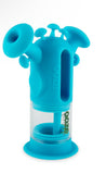 Ooze Trip Silicone Glass Waterpipe/Rig-Teal