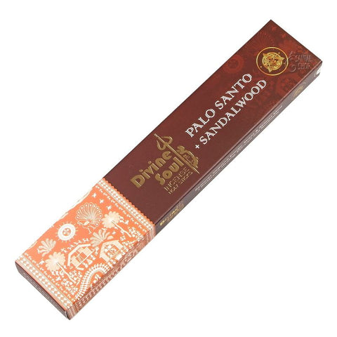 Divine Soul Incense Holy Sticks Palo Santo+Sandalwood