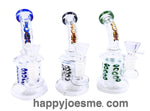 6” Bent Neck Single Perc Waterpipe