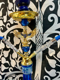 21” Golden Bird Hookah Two Hose