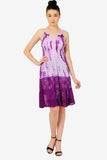Tie Dye Sleeveless Night Out Beach Dress