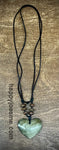 Stone Heart Adjustable Necklace